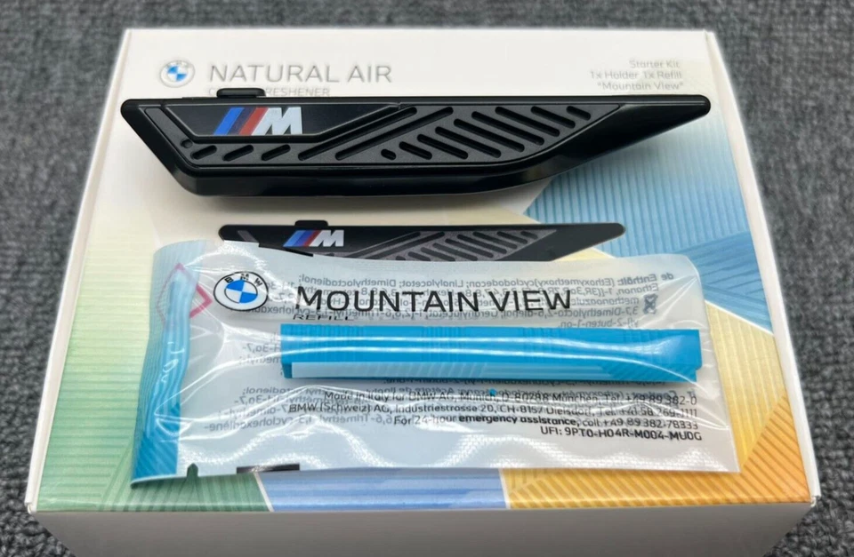 BMW NATURAL AIR M PERFORMANCE CAR FRESHENER MOUNTAIN VIEW STARTER KIT - image 1 of 3