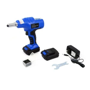 14.4 Volt Li-ion Cordless Puller Rivet Gun Tool Set 1/8 3/32 5/32 3/16" Rivets - Picture 1 of 6