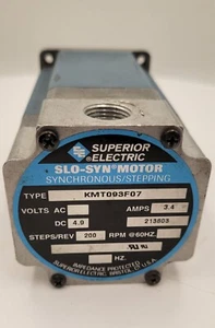 SUPERIOR ELECTRIC, SLO-SYN SYNCHRONOUS/ STEPPING MOTOR KMT093F07, FREE SHIPPING - Picture 1 of 6