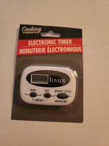 Cooking Concepts Electronic Timer Red - Picture 1 of 1