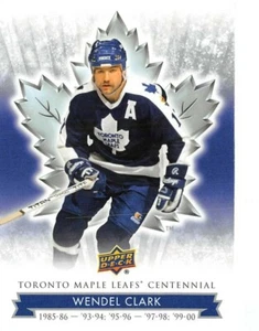 2017-18 Toronto Maple Leafs Centennial #68 Wendel Clark - Picture 1 of 2