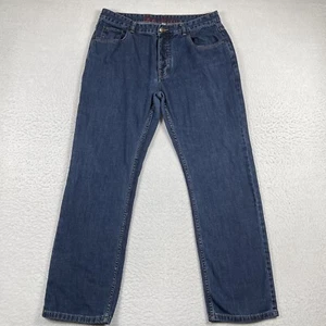 Boden Jeans Herren 36x30 Blau Denim Button Fly Straight Freizeit Alltag Hose - Bild 1 von 16