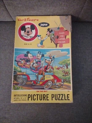 JaymarWalt Disney Mickey Mouse Club On The Way Jigsaw Puzzle100 Pieces, Complete - Image 1 of 4