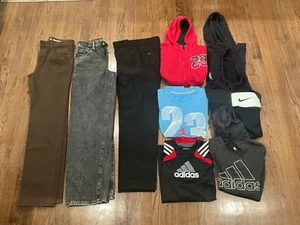 Lot of 9 Boy's Nike, Jordan, Adidas Size Small, Medium, Large. X-large, Sz 14,16 - Picture 1 of 14