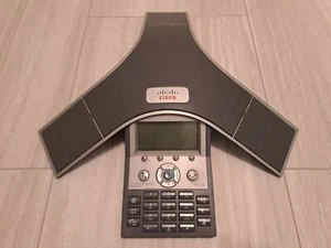 Cisco CP-7937G Unified IP Conference Station VoIP Phone PoE 2201-40100-001 - Afbeelding 1 van 2