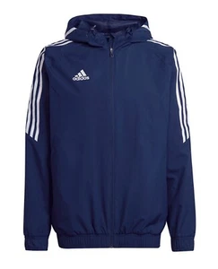Adidas Men Condivo 22 AW Top Jacket Navy Athletic Run Casual Jackets HA6266 - Picture 1 of 4