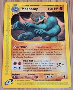 Machamp # 51/165 Rare Expedition Base Set 2002 Pokemon English Mint Vintage - Picture 1 of 3