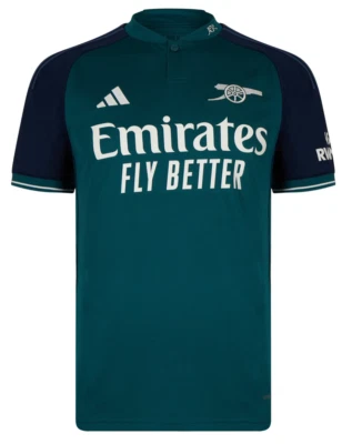 Adidas Arsenal London Herren Auswärts Away 3rd Trikot Grün Blau Größe XXL Neu
