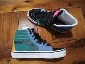 Vans Sk8-Hi Mix & Match Cadmium Yellow/Tidepool Size Men's 4.5/Woman's 6.0 - Picture 1 of 10