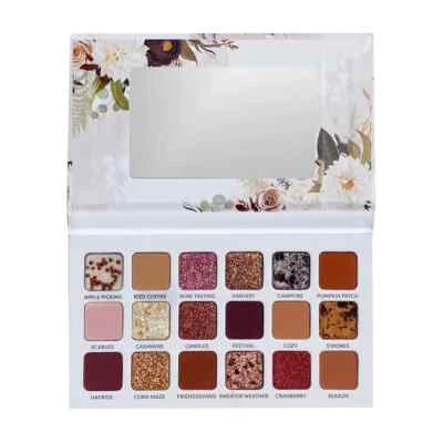 *CLOSEOUT* Hello Autumn 18 Shade Duo-Finish Neutral Eyeshadow Palette - Image 1 of 4