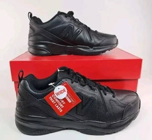 New Balance WX608V5 Slip Resistant Black Restaurant Sneakers Women's Size 10.5W - Picture 1 of 6