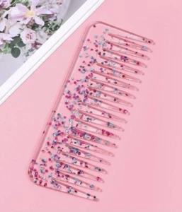 Women’s Girls Wide Tooth Hair Comb Detangle Comb - Picture 1 of 8