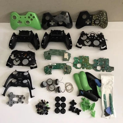 Lot of Xbox One Wireless Controller Parts - Shells, Boards, Motors, Buttons ++ - Image 1 of 4