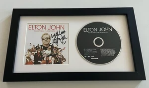 Elton John Definitive Hits signed handsigniert gerahmt CD Display BAS zertifiziert - Bild 1 von 4