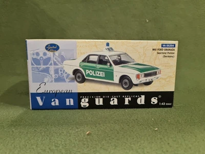 VANGUARDS VA05204 FORD GRANADA MKI SAARLAND POLIZEI GERMANY  SCALA 1:43 - Immagine 1 di 4