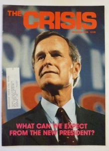 What to Expect from President Bush CRISIS Magazine December 1988 NAACP Black - Picture 1 of 2