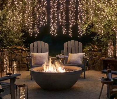 Gresonic 600 LED String Icicle Lights- Fairy Gardens, Weddings, Romantic, Patio - Image 1 of 4