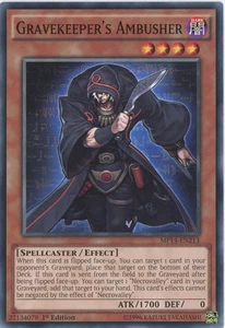 Yugioh Gravekeeper's Ambusher MP14-EN213 Common 1st Edition NM x3 Play Set - Picture 1 of 1