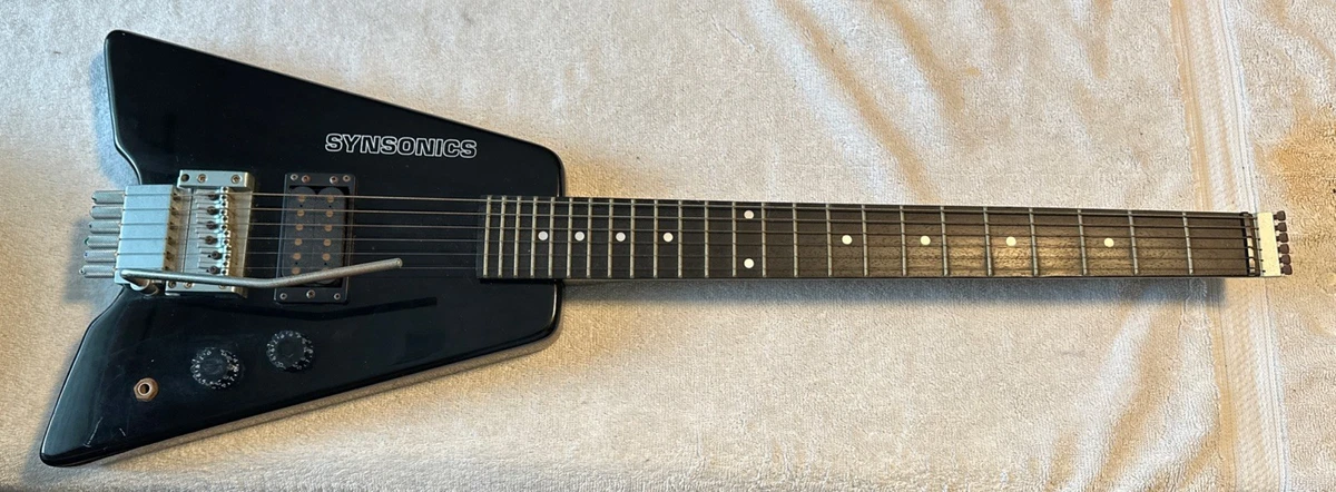 SYNSONICS エレキギター Used 1990s Synsonics TERMINATOR Black Solid Body Electric Guitar