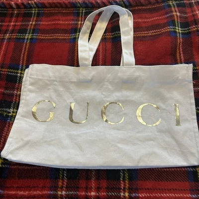 Gucci Small Cotton Tote Bag. Never Used. - Image 1 of 4