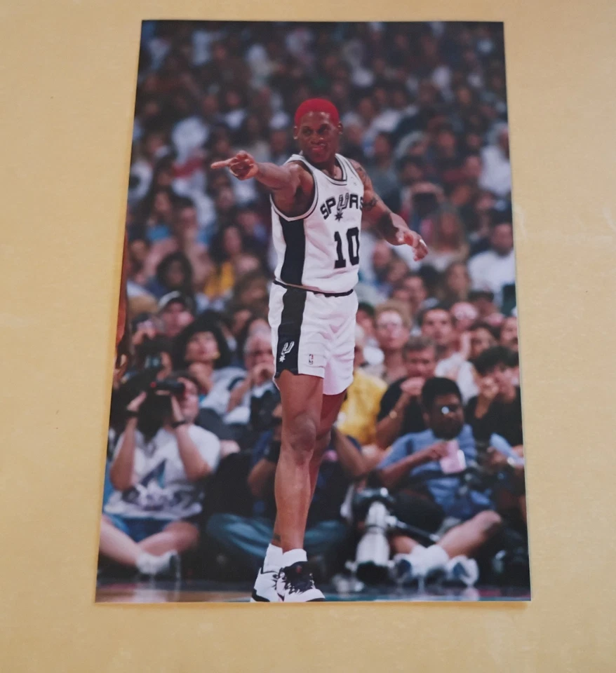 Foto tipo 1 de Dennis Rodman San Antonio Spurs 4x6 Hw3545 Foto 1 de 1