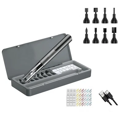 5400 RPM Grinding Pen With 8 Sanding Heads & 21PCS Each Grit Silicone Paper - Image 1 of 4