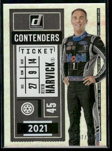 2021 Donruss #CON13 Kevin Harvick Contenders Holographic #/199 - Bild 1 von 2
