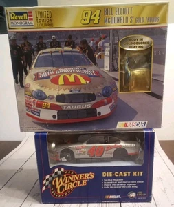 Vintage Lot von 2 NASCAR Modellbausätzen im Maßstab 1:24. Bill Elliot und Sterling Marlin - Bild 1 von 18
