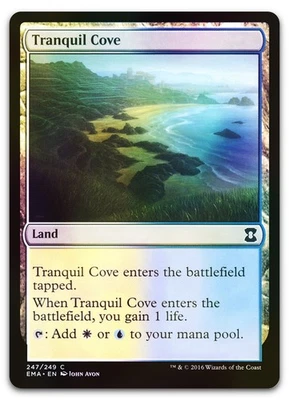 Tranquil Cove #247 (Foil) (NM) Eternal Masters EMA Magic MTG - Image 1 of 2
