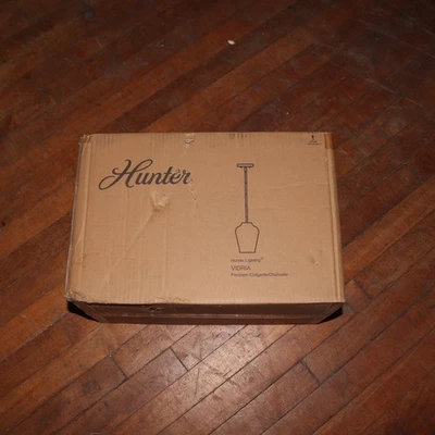 Lámpara de techo colgante Vidria Alturas dorada con vidrio transparente 1 luz Foto 1 de 4