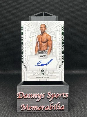 🔥 Geoff Neal 2024 Topps Royalty Pursuit Of Greatness Green On Card Auto /5 SSP - Image 1 of 2
