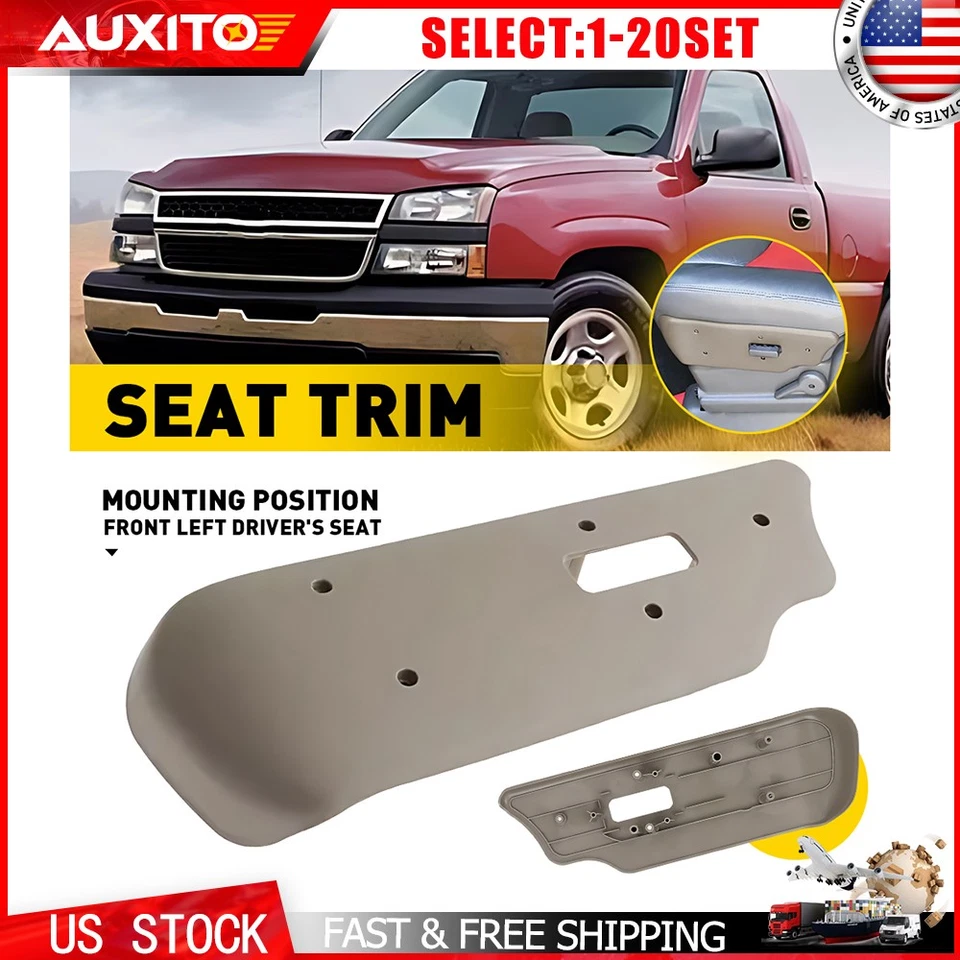 OEM Driver Seat Switch Bezel Cover Tan Fits 2007 Silverado 1500 Classic 1-10X - Image 1 of 4