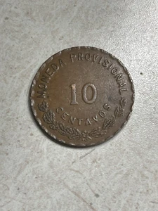 1915 Mexico Revolution Oaxaca 10 Centavos KM-724 - Picture 1 of 2