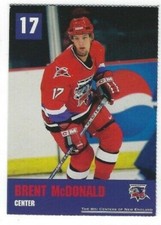 2002-03 Lowell Lock Monsters (AHL) Brent McDonald
