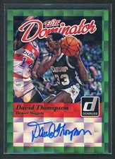 2014-15 DAVID THOMPSON 07/50 AUTO PANINI DONRUSS ELITE DOMINATOR AUTOGRAPHS
