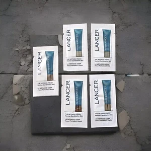 5 X Lancer The Method POLISH Normal - Combination Skin 5g .17 Oz Ea Sample Lot - Picture 1 of 3