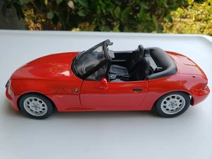 Diecast 1/18 model car BMW Z3m roadster in bright red by UT - Picture 1 of 9