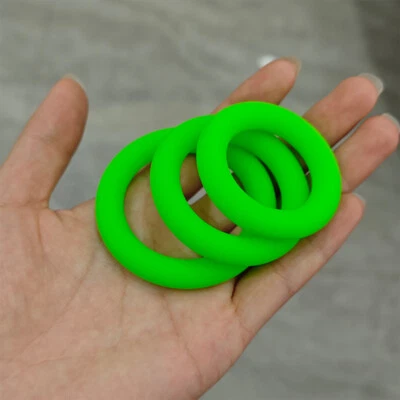 Anillo de pene 3 piezas retardo eyaculación anillo ajustable juguetes sexuales potenciador para hombres Foto 1 de 4