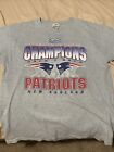 T-shirt vintage New England Patriots Back 2 dos Super Bowl Champions taille M