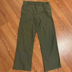 Aritiza TNA Women’s Olive Green Pullover Wide Leg Pants Size S - Picture 1 of 11