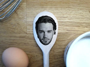Liam Payne Merch Gift Idea Image On A Wooden Spoon-Novelty Present - Picture 1 of 2