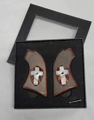 Heritage Arms Rough Rider GRIPS .22 & .22 MAG models Rosewood White Pearl