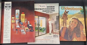 3 Vtg Catalogs: 1971 Ideabook, 1971 Sears Home Improvement, 1968 GC Electronics - Imagen 1 de 10