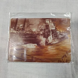 Lotto 4 cartoline d'epoca anni 50 WW2 Pearl Harbor stampe artistiche carta fotografica 3,5x5" - Foto 1 di 24