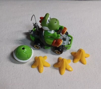 Tomy Bit Char-G Radio Control RC Car Super Mario Kart Yoshi W/Accessories - Image 1 of 3
