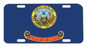 Idaho State Flag License Plate Auto Tag - Picture 1 of 1