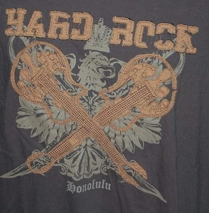 Hard Rock Honolulu Hawaii Distressed T Shirt Men's Size XL - Bild 1 von 4