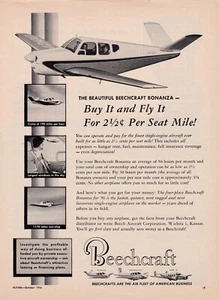 1956 Beechcraft Bonanza Aircraft ad 8/2/2024m - Picture 1 of 1