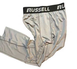 Russell Athletic Youth XL (14-16) Compression Dri-Power Pants/ Gray - Picture 1 of 3
