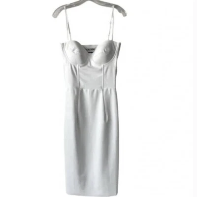 CHIARA BONI 连衣裙女式 La Petite Robe 紧身衣 白色 — 第 1/4 张图片